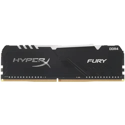 Оперативная память 8 Gb 2666 MHz Kingston HYPERX FURY RGB Black  (HX426C16FB3A/8)