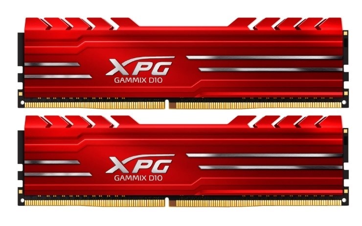 Оперативная память 16 Gb 2666 MHz ADATA XPG GAMMIX D10 Red (AX4U266638G16-DRG)