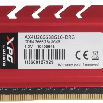 Оперативная память 16 Gb 2666 MHz ADATA XPG GAMMIX D10 Red (AX4U266638G16-DRG)