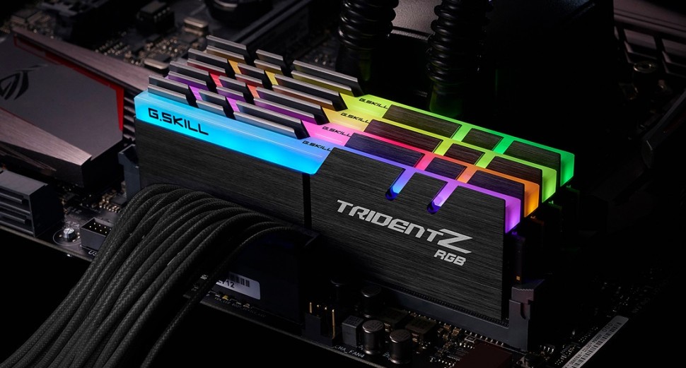 Оперативная память 16 Gb 4000 MHz G.Skill TRIDENT Z RGB (F4-4000C15D-16GTZR)