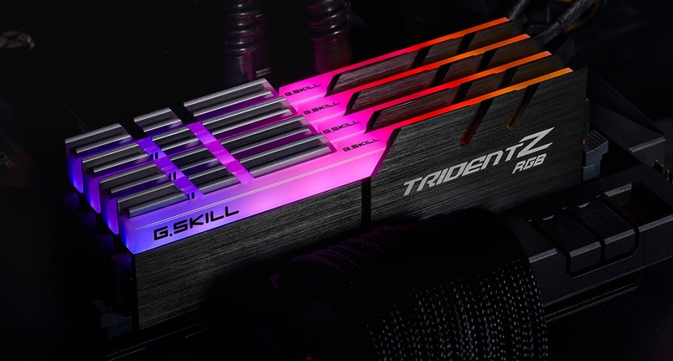 Оперативная память 16 Gb 4000 MHz G.Skill TRIDENT Z RGB (F4-4000C15D-16GTZR)