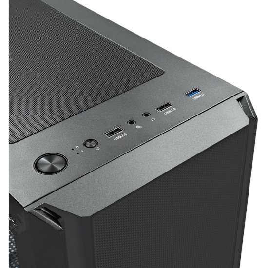 Компьютерный корпус XASTRA A402M 4ARGB-C6 TG Black (A402M-4FC12A-BK-C6)