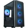 Компьютерный корпус XASTRA A402M 4ARGB-C6 TG Black (A402M-4FC12A-BK-C6)