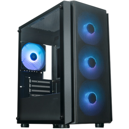Компьютерный корпус XASTRA A402M 4ARGB-C6 TG Black (A402M-4FC12A-BK-C6)
