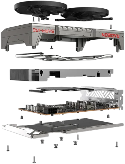 Видеокарта Sapphire (11350-05-20G) Radeon RX 9060 XT 8GB PULSE