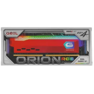 Оперативная память 16 Gb 3600 MHz GEIL ORION Titanium Grey RGB (GOSG416GB3600C18BDC)