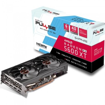 Видеокарта Sapphire (11296-05-20G) AMD ATI Radeon Pulse RX 5600 XT BE 1560Mhz PCI-E 4.0 6144Mb 12000Mhz 192bit 2xHDMI 2xDisplayPort HDCP