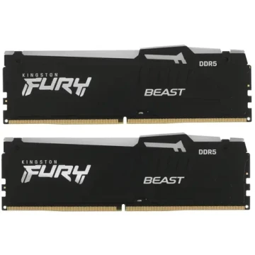 Оперативная память 32 Gb 5600 MHz Kingston FURY Beast RGB EXPO Black (KF556C36BBEAK2-32)