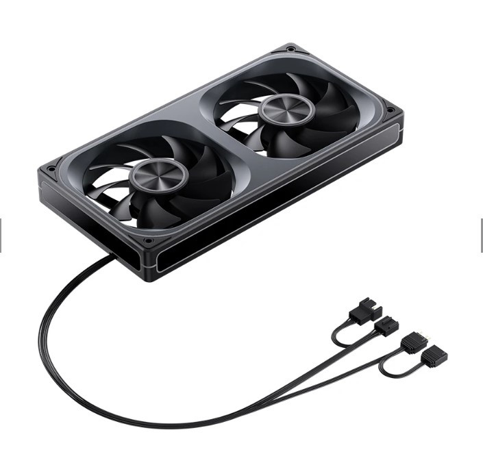 Вентилятор для корпуса Ji Jia Fans 240 ARGB Black v2