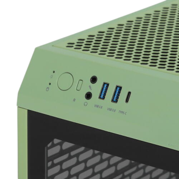 Компьютерный корпус Thermaltake The Tower 200 TG Matcha Green (CA-1X9-00SEWN-00)