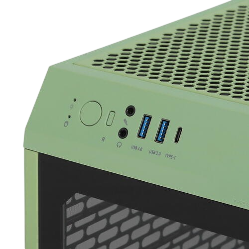 Компьютерный корпус Thermaltake The Tower 200 TG Matcha Green (CA-1X9-00SEWN-00)