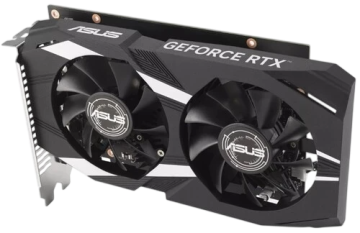 Видеокарта ASUS (DUAL-RTX3050-O6G) GeForce RTX 3050 6GB DUAL OC 90YV0K60-M0NA00