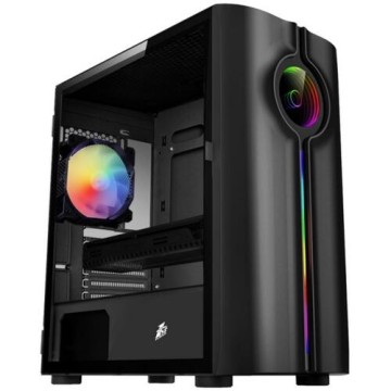 Компьютерный корпус 1STPLAYER INFINITE SPACE IS3 TG Black (IS3-BK-1F2)