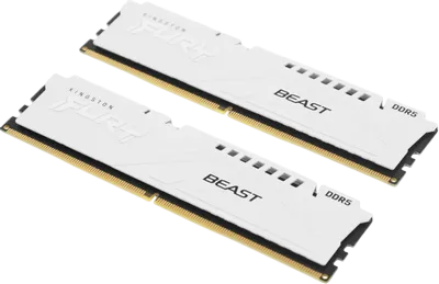 Оперативная память 32 Gb 6000 MHz Kingston FURY Beast White (KF560C30BWK2-32)