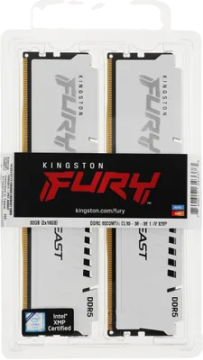 Оперативная память 32 Gb 6000 MHz Kingston FURY Beast White (KF560C30BWK2-32)