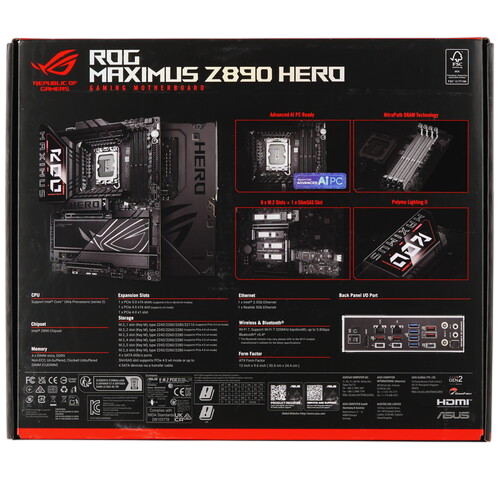 Материнская плата ASUS ROG MAXIMUS Z890 HERO (90MB1ID0-M0EAY0)