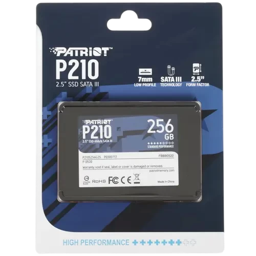 Твердотельный накопитель Patriot 256 Gb P210 (P210S256G25)