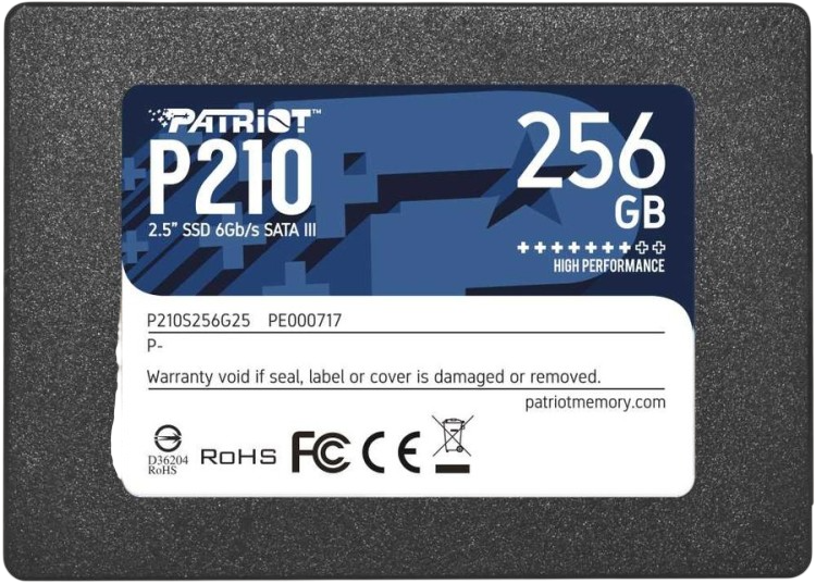 Твердотельный накопитель Patriot 256 Gb P210 (P210S256G25)