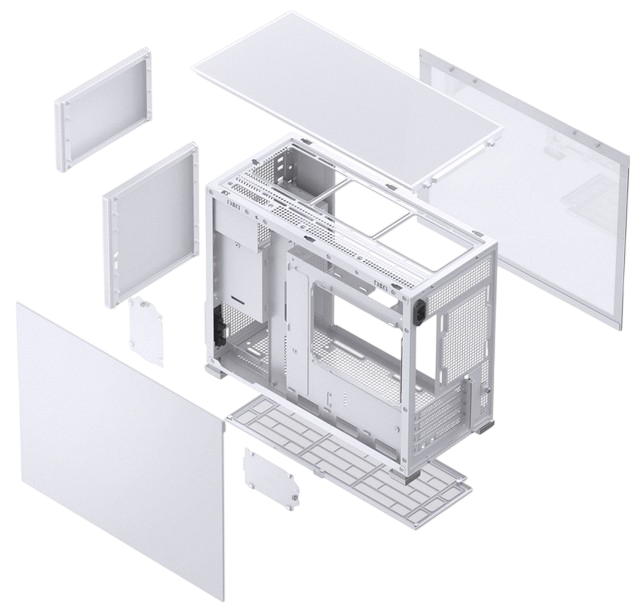 Компьютерный корпус JONSBO D31 STD TG White