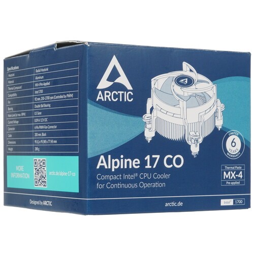 Кулер для процессора Arctic Cooling ALPINE 17 CO ACALP00041A PWM