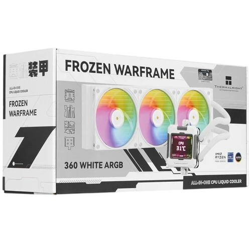 Система жидкостного охлаждения для процессора Thermalright Frozen Warframe 360 Ultra ARGB White (TRFW360UAW)