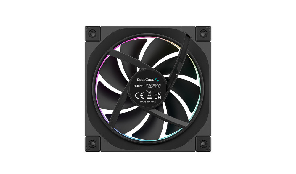 Комплект вентиляторов для корпуса Deepcool ARGB Black (FL12-3 IN 1)