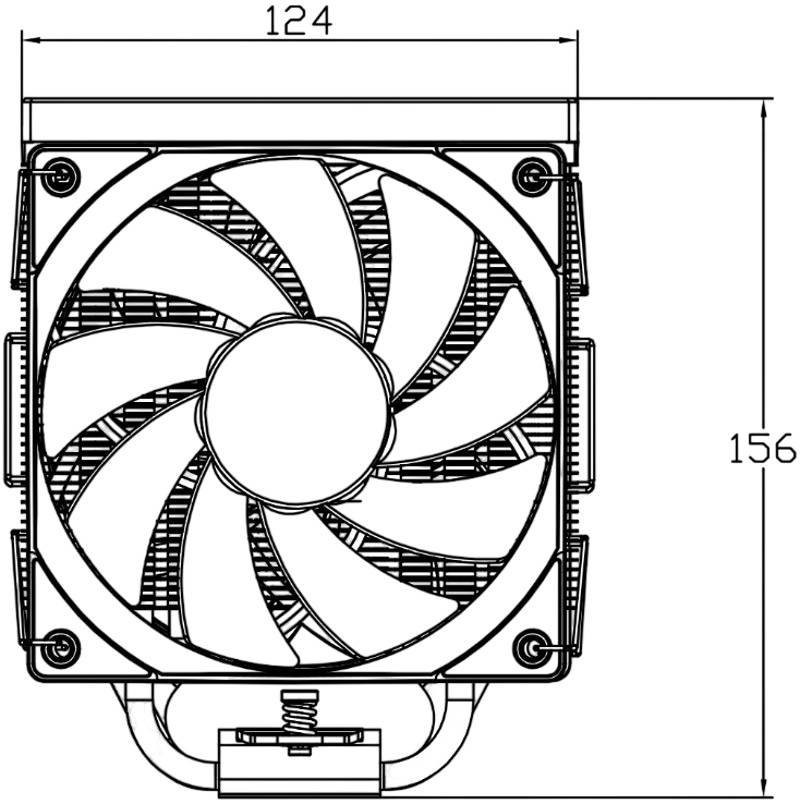 Кулер для процессора Thermalright Burst Assassin 120 Vision White (TRBA120VW)