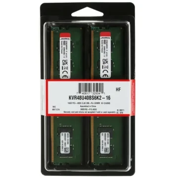 Оперативная память 16 Gb 4800 MHz Kingston (KVR48U40BS6K2-16)