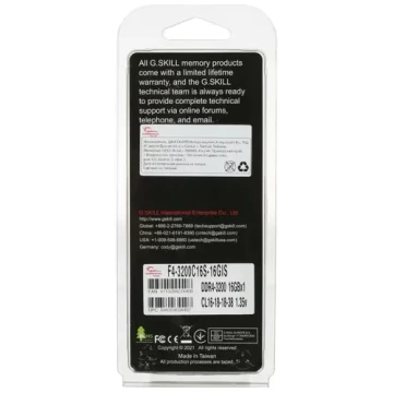 Оперативная память 16 Gb 3200 MHz G.Skill AEGIS (F4-3200C16S-16GIS)