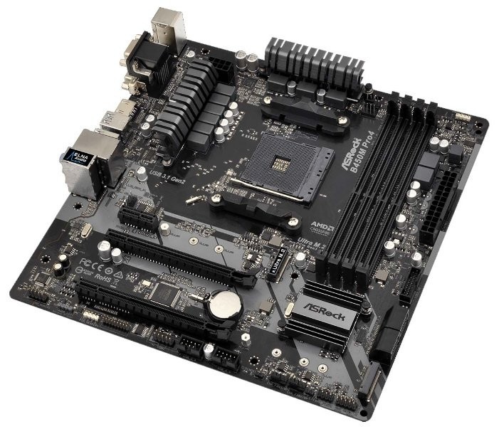 Материнская плата ASRock B450M PRO4