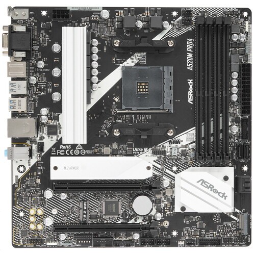 Материнская плата ASRock A520M PRO4