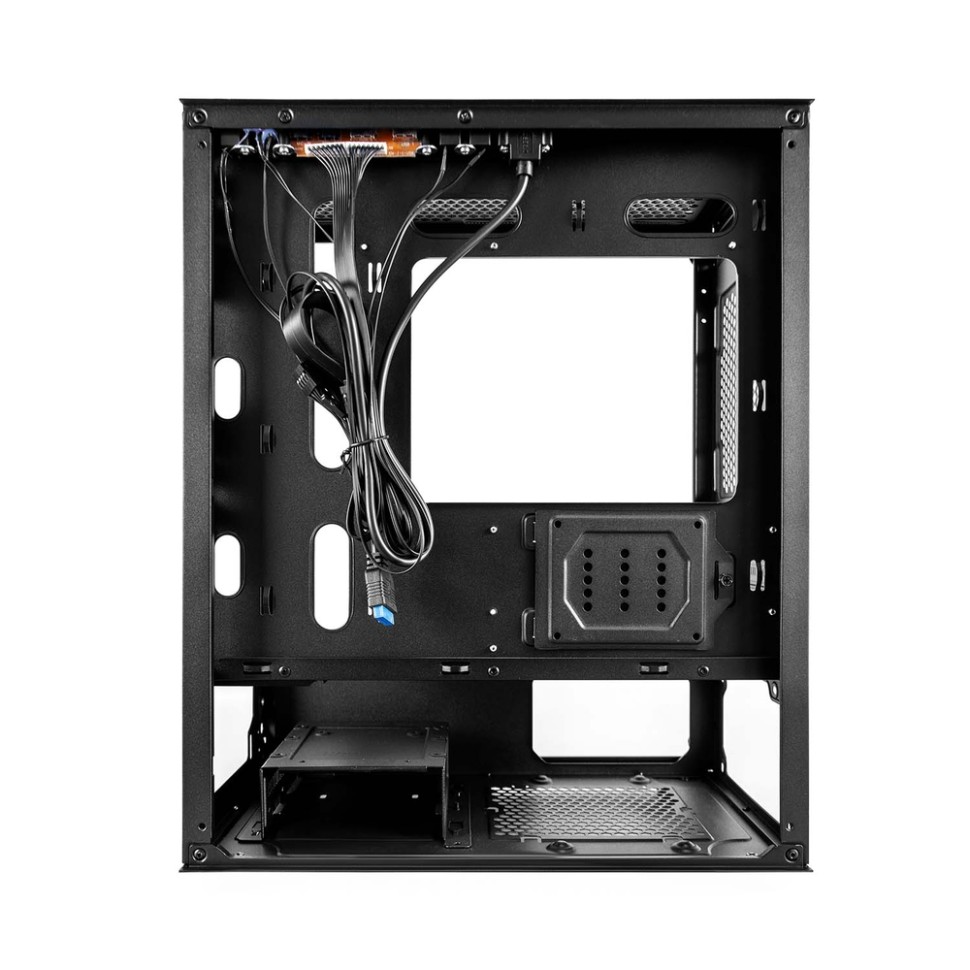 Компьютерный корпус 1STPLAYER TRILOBITE T3-G TG LED Black (FP_T3-G-BK-4F1)