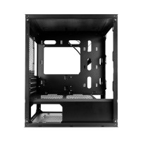 Компьютерный корпус 1STPLAYER TRILOBITE T3-G TG LED Black (FP_T3-G-BK-4F1)