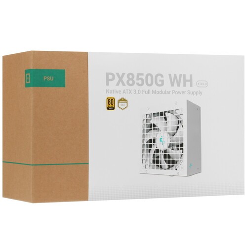 Блок питания Deepcool 850W PX850G WH R-PX850G-FC0W-EU 16 Pin (PCIe 5.0 Connector Cable Details)