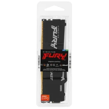 Оперативная память 32 Gb 5600 MHz Kingston FURY Beast RGB EXPO Black (KF556C36BBEA-32)