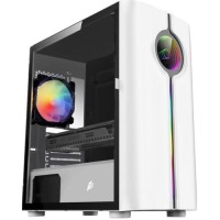 Компьютерный корпус 1STPLAYER INFINITE SPACE IS3 TG RGB White (IS3-WH-1F2-W)
