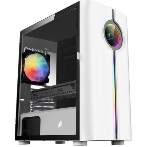 Компьютерный корпус 1STPLAYER INFINITE SPACE IS3 TG RGB White (IS3-WH-1F2-W)