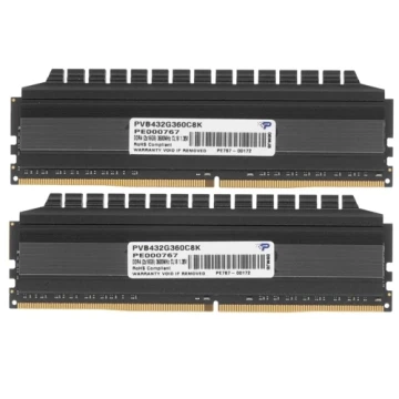 Оперативная память 32 Gb 3600 MHz PATRIOT (PVB432G360C8K)
