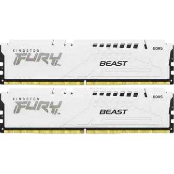 Оперативная память 64 Gb 6000 MHz Kingston FURY Beast White (KF560C30BWK2-64)