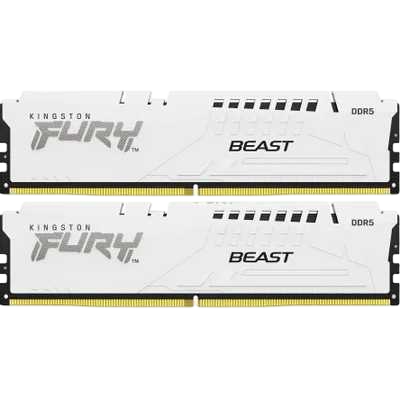 Оперативная память 64 Gb 6000 MHz Kingston FURY Beast White (KF560C30BWK2-64)