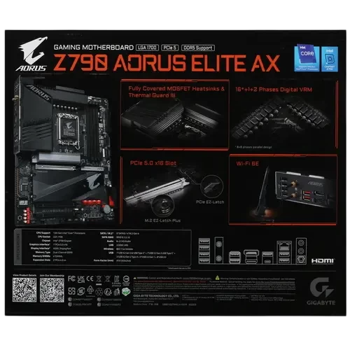 Материнская плата Gigabyte Z790 AORUS ELITE AX