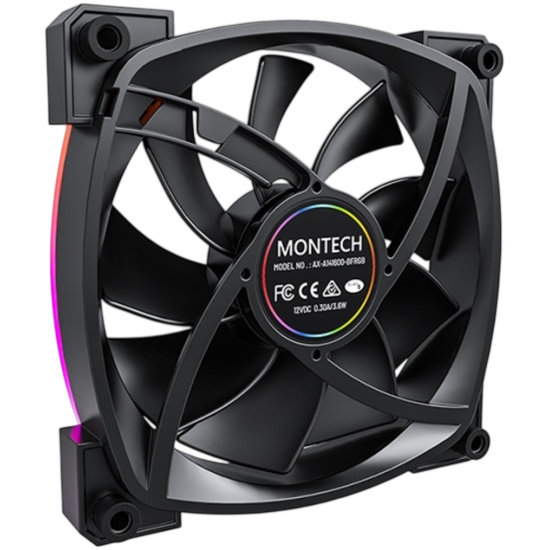 Вентилятор для корпуса Montech AX140 ARGB Black (AX140B) PWM