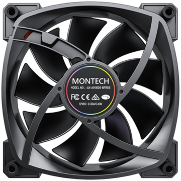 Вентилятор для корпуса Montech AX140 ARGB Black (AX140B) PWM