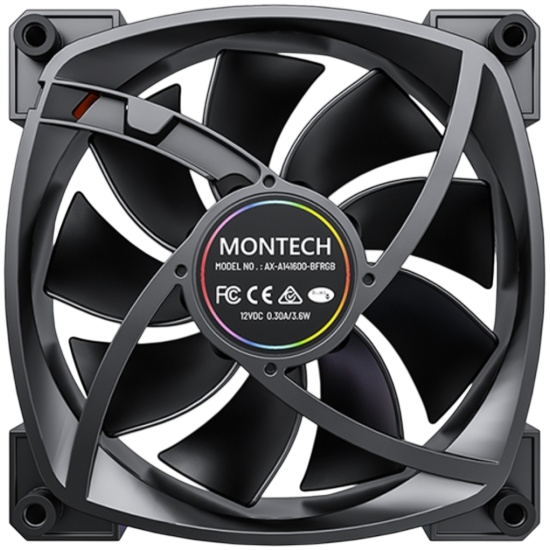 Вентилятор для корпуса Montech AX140 ARGB Black (AX140B) PWM