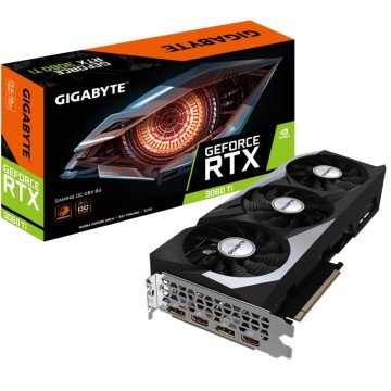 Видеокарта Gigabyte (GV-N306TXGAMING OC-8GD) GeForce RTX 3060 Ti 8GB GDDR6X GAMING OC