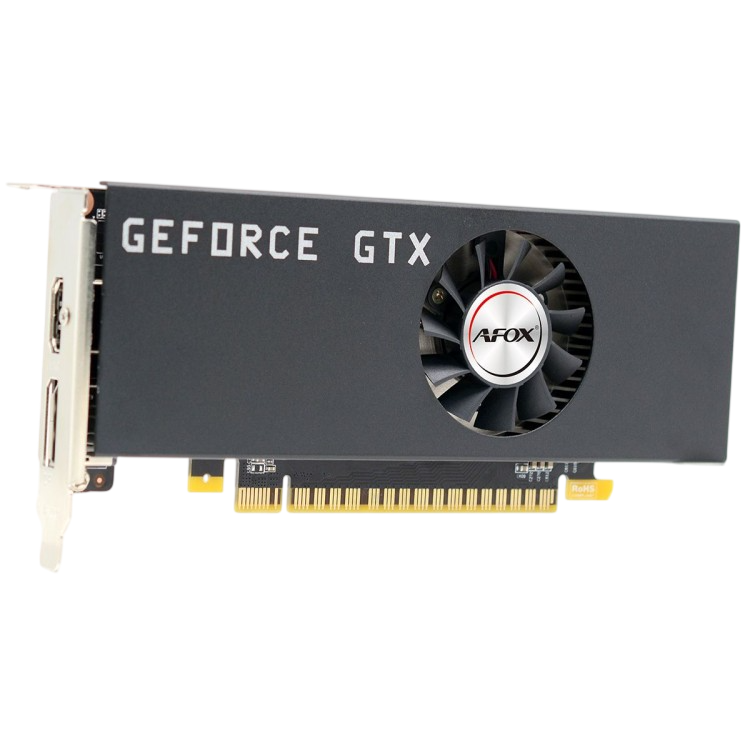 Видеокарта AFox (AF1050TI-4096D5L5-V2) GeForce GTX 1050 Ti 4GB LP