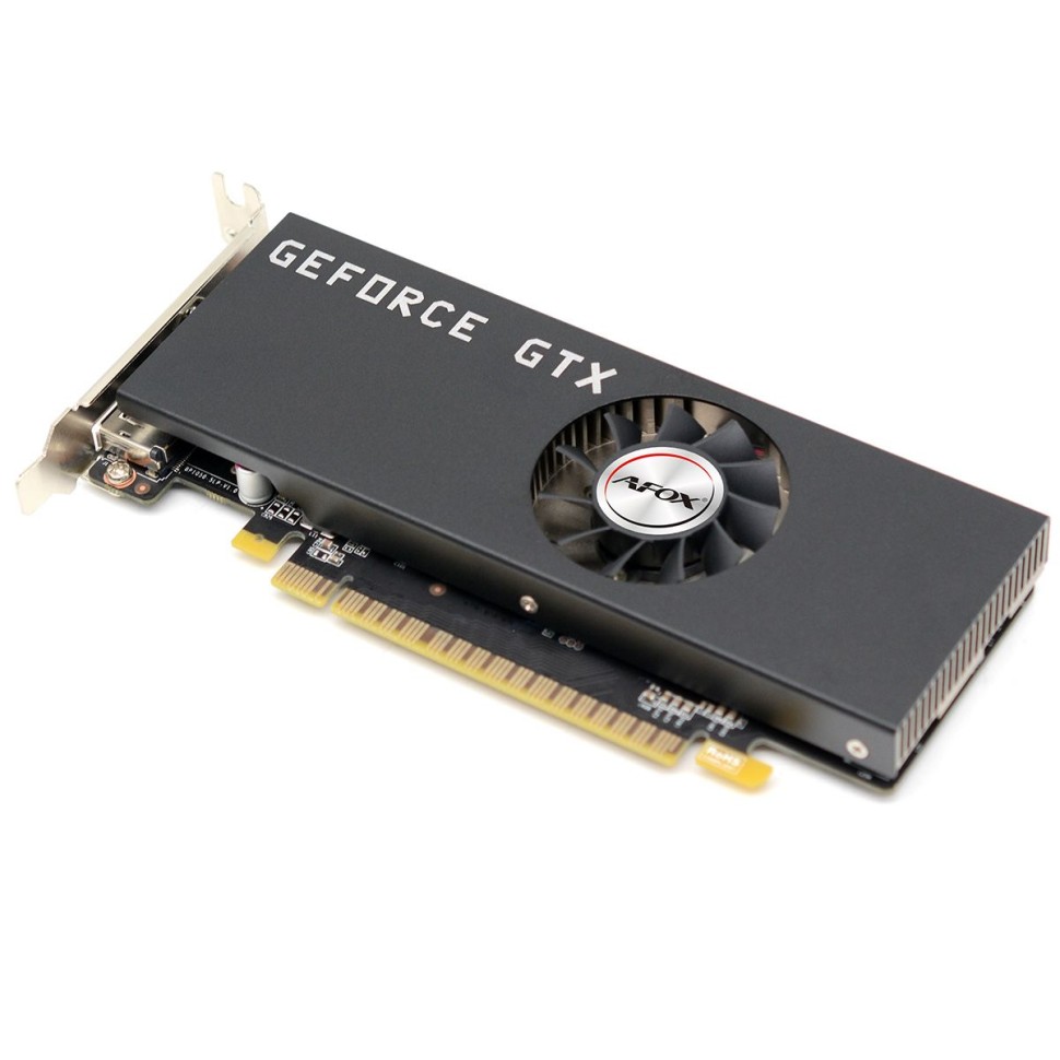 Видеокарта AFox (AF1050TI-4096D5L5-V2) GeForce GTX 1050 Ti 4GB LP