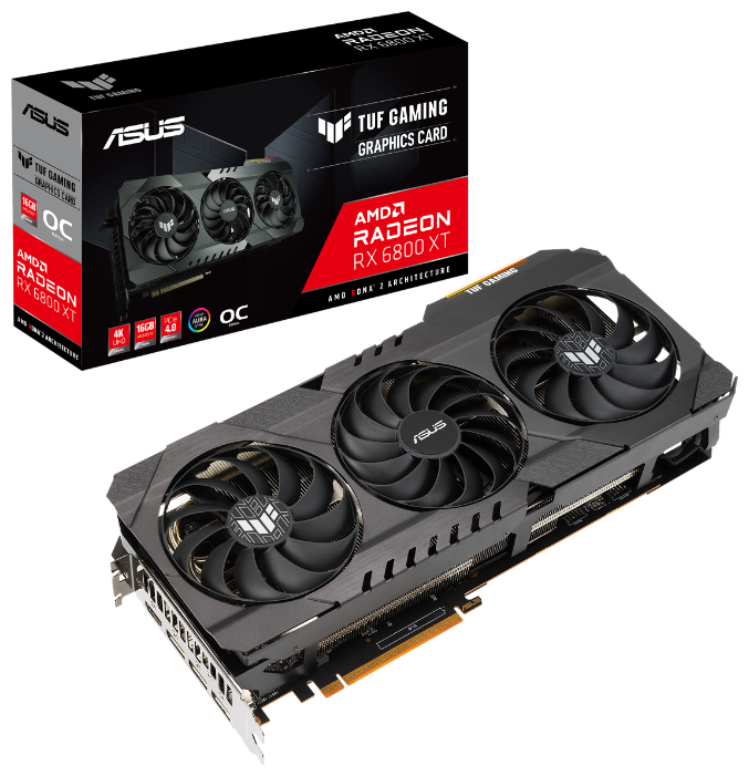 Видеокарта ASUS (TUF-RX6800XT-O16G-GAMING) AMD Radeon RX 6800 XT 16GB TUF GAMING OC