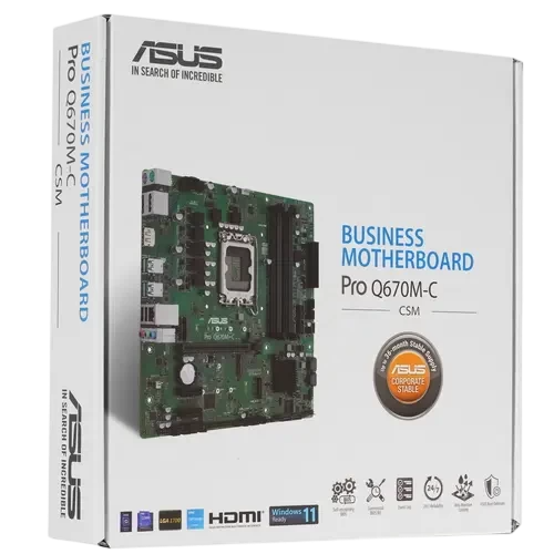 Материнская плата ASUS PRO Q670M-C-CSM (90MB19E0-M2EAYC)