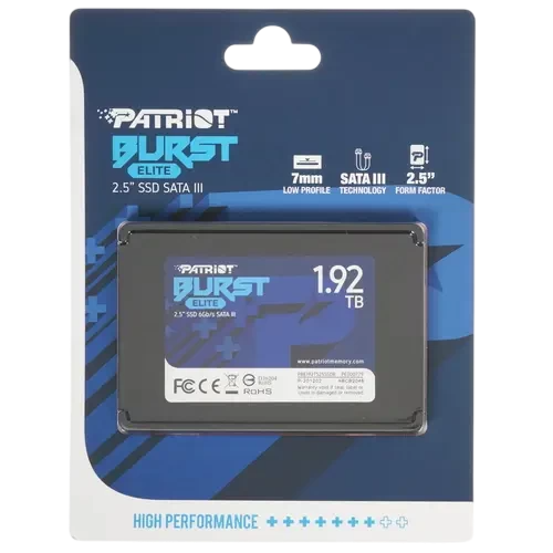 Твердотельный накопитель Patriot 1920 Gb BURST E (PBE192TS25SSDR)